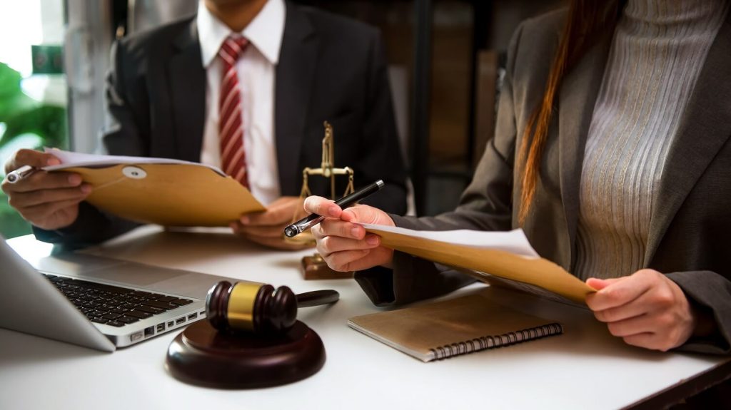 filing documents for divorce with a local court